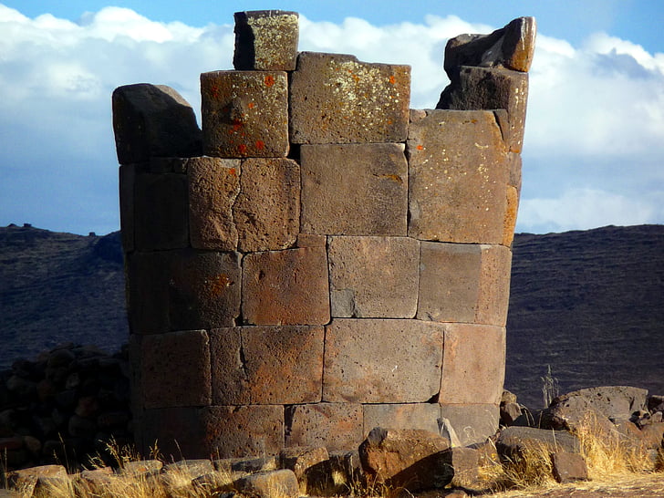 ruína, Inca, Peru