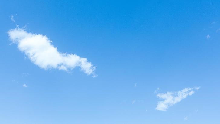 blue sky, white cloud, material, blue, nature, weather, day