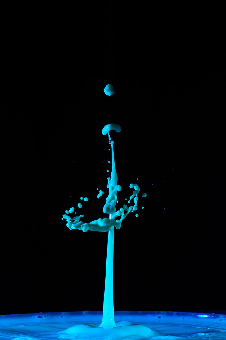 drip, water, drop of water, water feature, blue, spray, inject