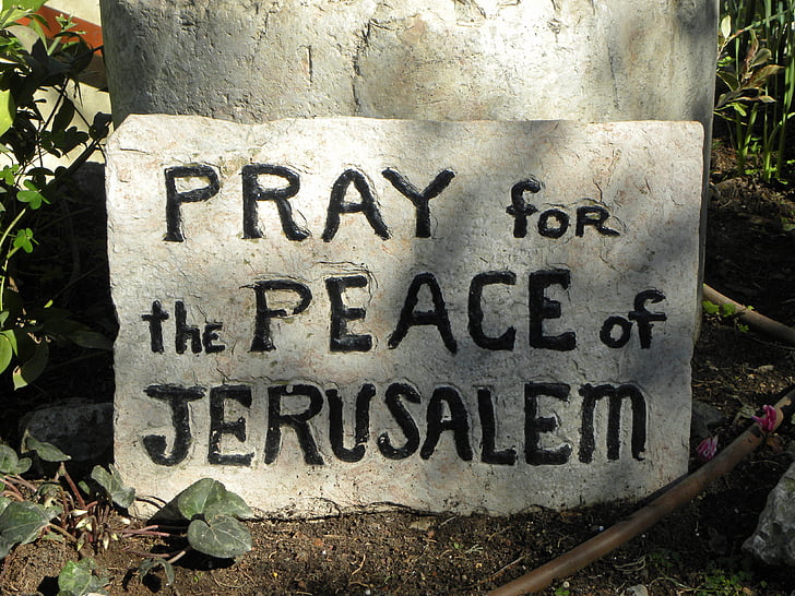 rukoilla, rauha, Israel, Jerusalem, merkki, uskonto, hengellinen