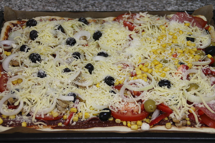 pizza, cook, topping, bake, recipe, cheese, pizza topping