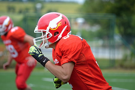 football, american football, position, cooperation, toil, courage, helmet