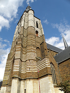 Nederland, Aarschot, kerk, gebouw, structuur, buitenkant, steen