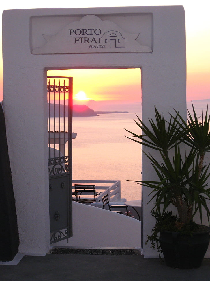 Grekland, havet, Holiday, Santorini