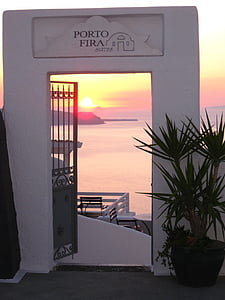 Grčka, more, odmor, Santorini