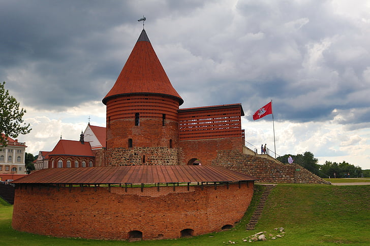 slottet kaunas, arkitektur, Litauen