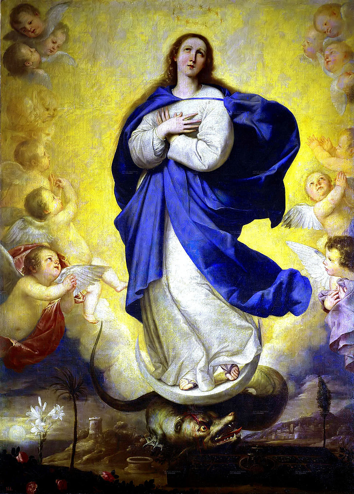 Maria, obefläckade, katolska