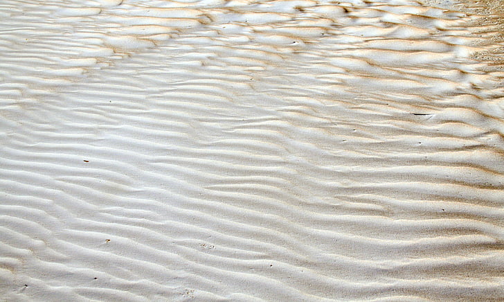 Ripples, konsistens, Sand, Shore, brun, stranden, mönster