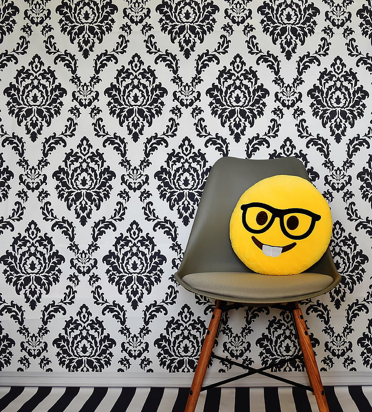 laugh, smiley, funny, chair, modern, background, joy