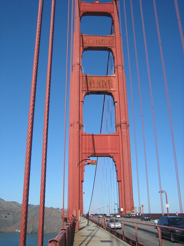 Golden gate, San francisco, Kalifornia, Stany Zjednoczone Ameryki, Ameryka, Golden gate bridge, atrakcje turystyczne