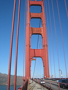 den gylne porten, San francisco, California, USA, Amerika, Golden gate bridge, steder av interesse