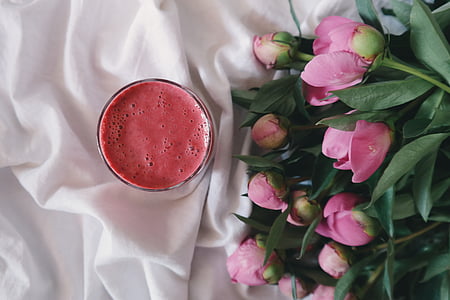 bloom, blossom, bouquet, drink, flora, flowers, smoothie