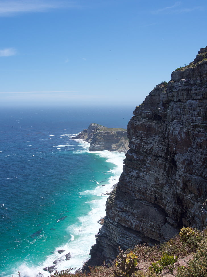 Cape, Dél-Afrika, Jóreménység foka, Cape point, tenger, tengerpart