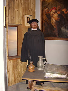 Martin luther, figura de cera, panóptico