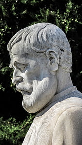 Alexandros papadiamantis, Autorius, rašytojas, Graikų, skulptūra, statula, Volos