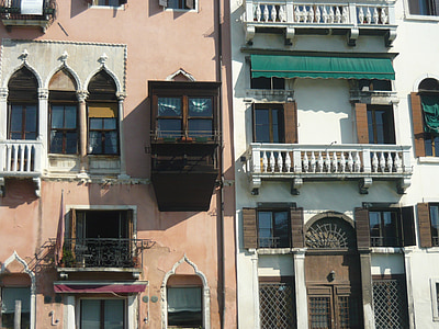 Benetke, Italija, balkon