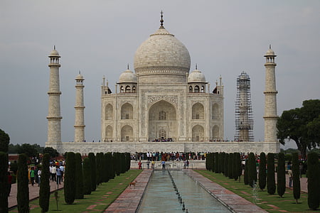 Taj mahal, Indien, Agra, Taj, Mahal, Asien, Marmor