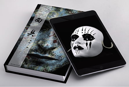 maske, mysterium, fare, teknologi, Digital tablet