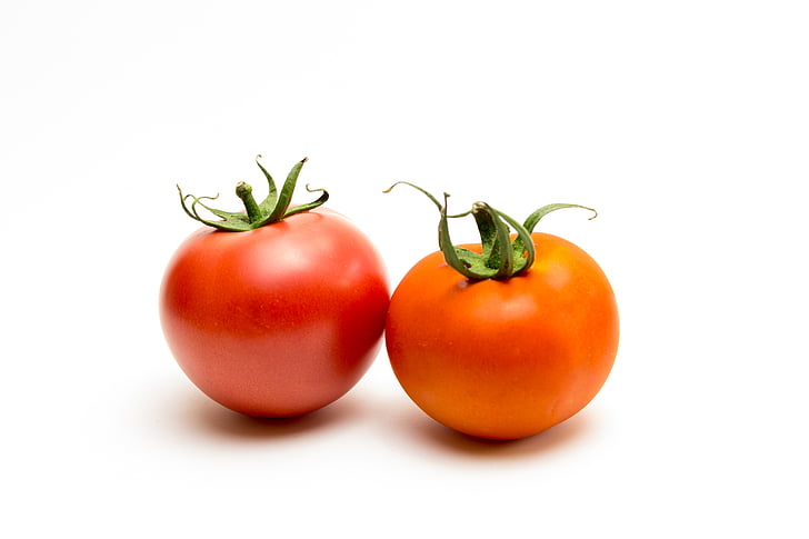 tomat, merah, Rosa, sayur, sehat, menyegarkan, salad