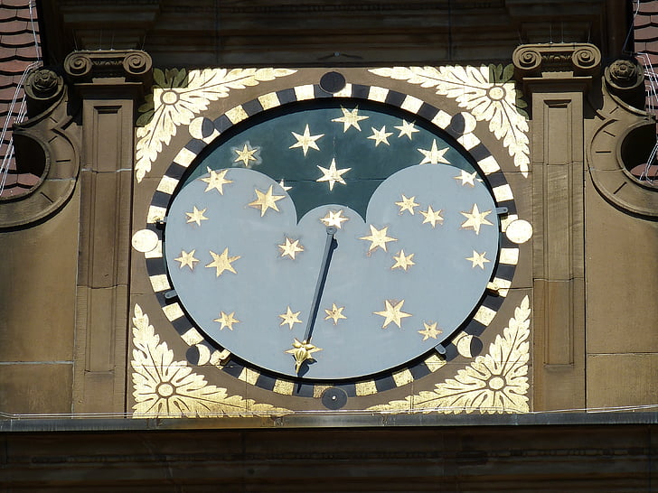Heilbronn, mesto, historicky, staré mesto, radnica, hodiny, Čas