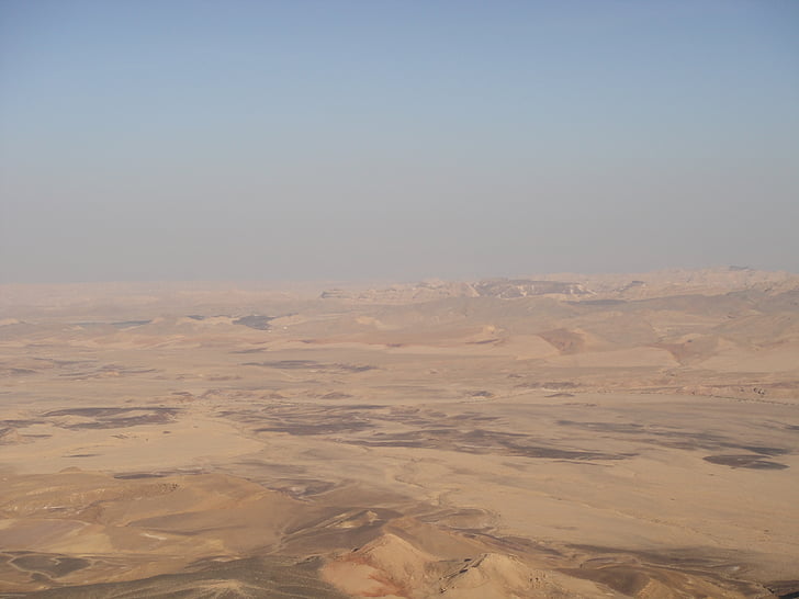 puščava, neguev, Izrael, pesek, vroče, Mitzpe ramon
