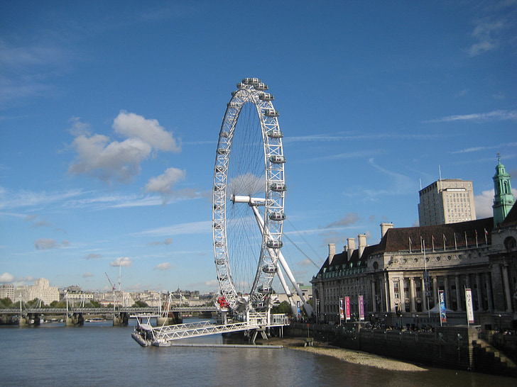 ojo de Londres, rueda de la fortuna, punto de referencia, Londres