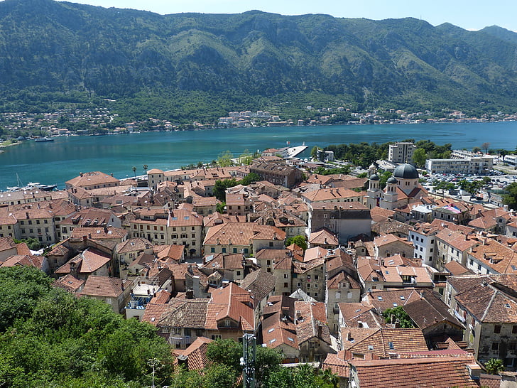 Kotor, Crna Gora, Balkana, Stari grad, povijesno, UNESCO-a, svjetske baštine