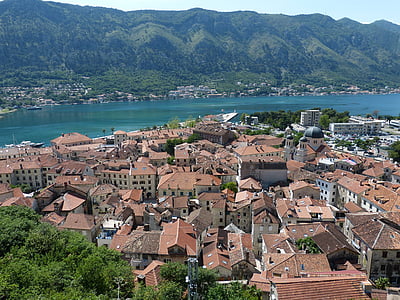 Kotor, Montenegró, balkáni, óváros, történelmileg, UNESCO, Világörökség