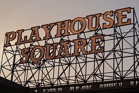 Cleveland, Ohio, gledališče, Playhouse square, uprizoritvene umetnosti, Amerika, arhitektura