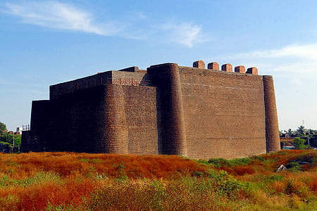 스페이드 포트, bahmani 왕조, 인도-페르시아어, 아키텍처, karnataka, 인도, 요새