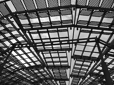 architecture, pattern, futurism, roof, built Structure, ceiling, abstract