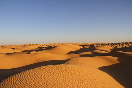 砂漠, チュニジア, 自然, 風景, 砂, 砂丘, 乾燥気候