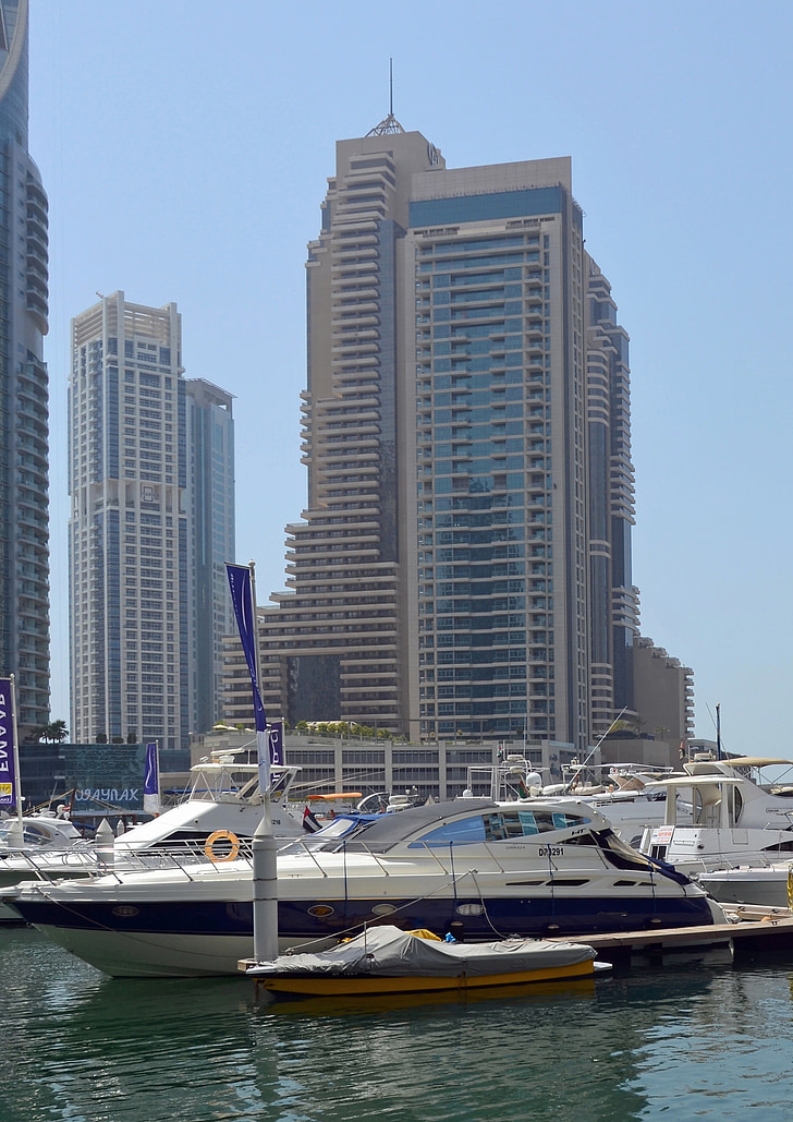u một e, Dubai, tôi à?, nước, tàu thuyền, kỳ nghỉ, cây cọ