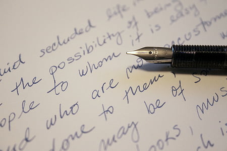Lettre, écriture manuscrite, encre, stylo, écrit, correspondance, Vintage
