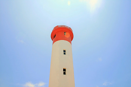Lighthouse, hvid, havet, Beacon, skibe, Advarsel