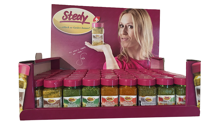 promo tray, specialist retailers, marinades to the grill, bbq, marinades, stedy, switzerland