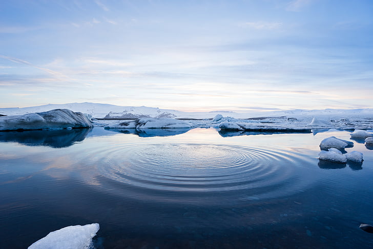 arctic, sea, water, ice, floating, nature, north