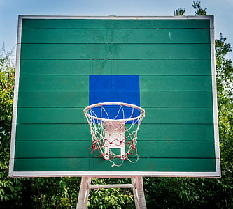 баскетбол, Суд, Открытый, игровая площадка, Парк, Общественный, игра