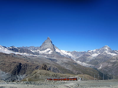Schweiz, Mountain, naturen, Alpin, Matterhorn, snö, Zermatt