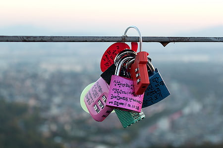 kærlighed lock, låse, symbol, romantisk, Ed, Kærlighed, Romance