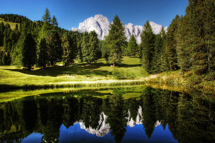 Dolomittene, fjell, Syd-Tirol, alpint, Italia, fotturer, UNESCOs