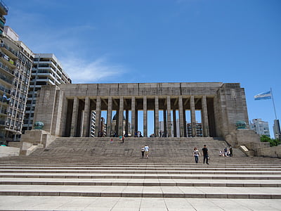 Flaga narodowa memorial, Argentyna, Rosario, Ameryka, punkt orientacyjny