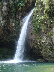 waterfall, nature, water, landscape, fall, vegetation, natural