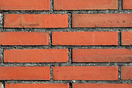 mur, briques, rouge, structure, maçonnerie, vieux, texture