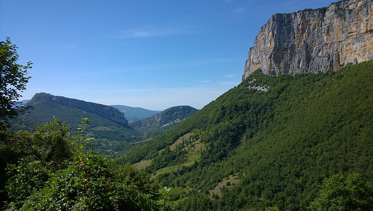 landscape, mountain, summit, cliff, roche, limestone, nature