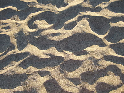 pasir, tekstur, Pantai, alam, riak, latar belakang, Barefoot