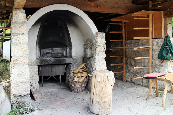 oven, stone oven, charcoal oven, wood, bread oven, garden, nature