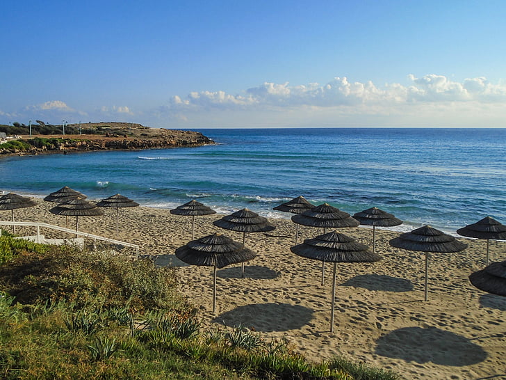 Kypr, Ayia napa, Nissi beach, Resort, dovolená