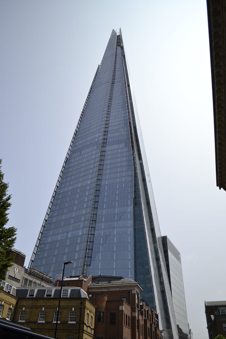 skyskraper, høy stige, delt, London, Street, Urban, britiske