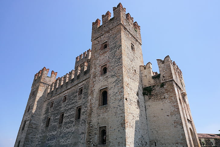 Castle, lossi, Knight's castle, keskajal, seina, linnus, Itaalia